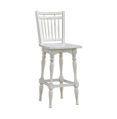Liberty Furniture Industries, Inc. Spindle Back Swivel Bar Stools - Set of 2