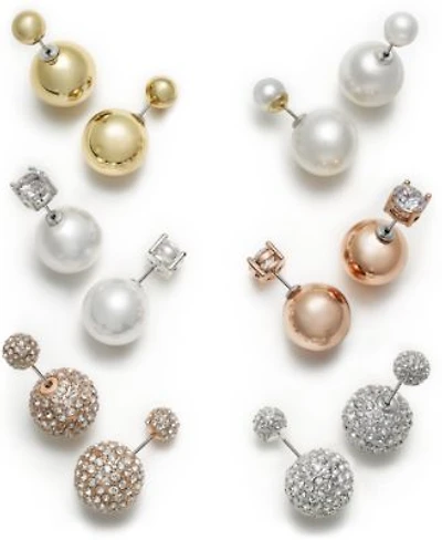 Anne Klein Front And Back Earrings