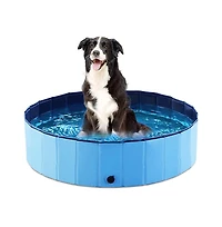 Gnuadz Foldable Pet Bath Pool Collapsible Tub Cat Wading Kiddie