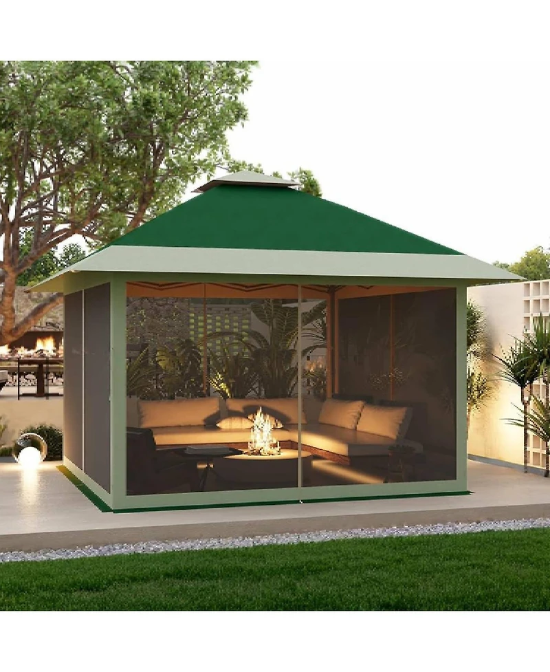 gaomon 12x12 Pop Up Gazebo Outdoor Canopy Shelter