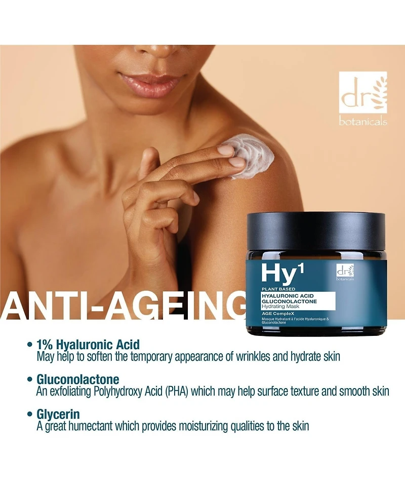 Dr. Botanicals Hyaluronic Acid 1 Percentage and Gluconolactone Mask 60milliliter