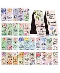 Gnuadz Verses Magnetic Bookmark Floral Religious Faith Bible