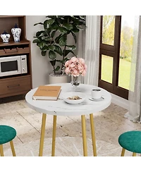 flynama 3-Piece Modern Pub Bar Table Set with 2 Stools