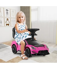 Slickblue 3 1 Ride On Push Car Licensed Sliding with Music