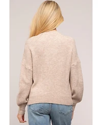 Pinkblush Maternity Bubble Sleeve Sweater