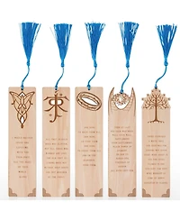 Gnuadz Lord of Rings Wooden Bookmarks Set