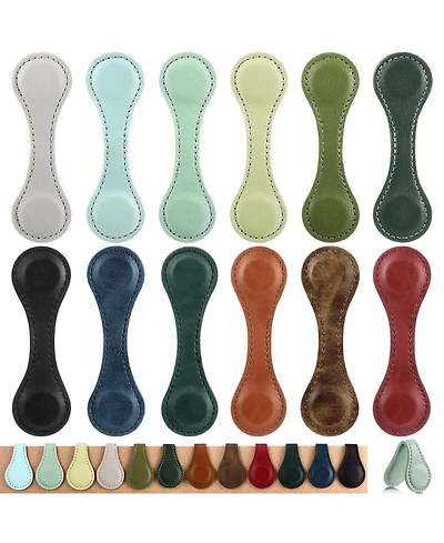 Gnuadz Magnetic Leather Bookmark Retro Clip Reading Gift