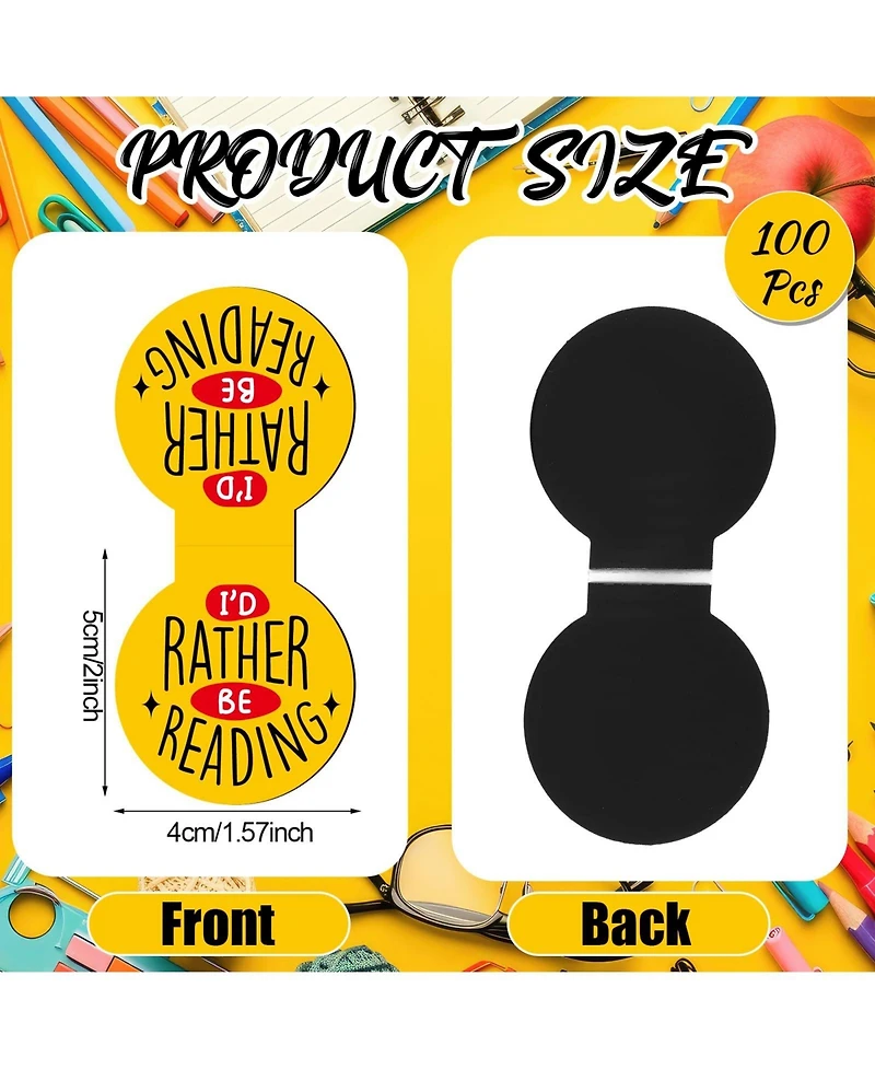 Gnuadz Magnetic Bookmarks Bulk Book Lover Awards