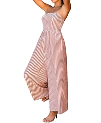 Cupshe Women's Summer the City Striped Jumpsuit