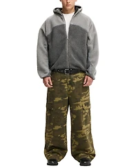 Cotton On Men's Hooded Teddy Jacket