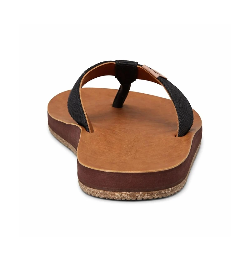 Feelgoodz Women's Zensole Slim Kinderz Faux Leather Flip-Flop Thong Sandals