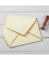 Gnuadz Christmas A7 Envelopes With Border For Invitations Gift Cards