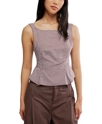 Free People Women's Sun Faded Boat Neck Top