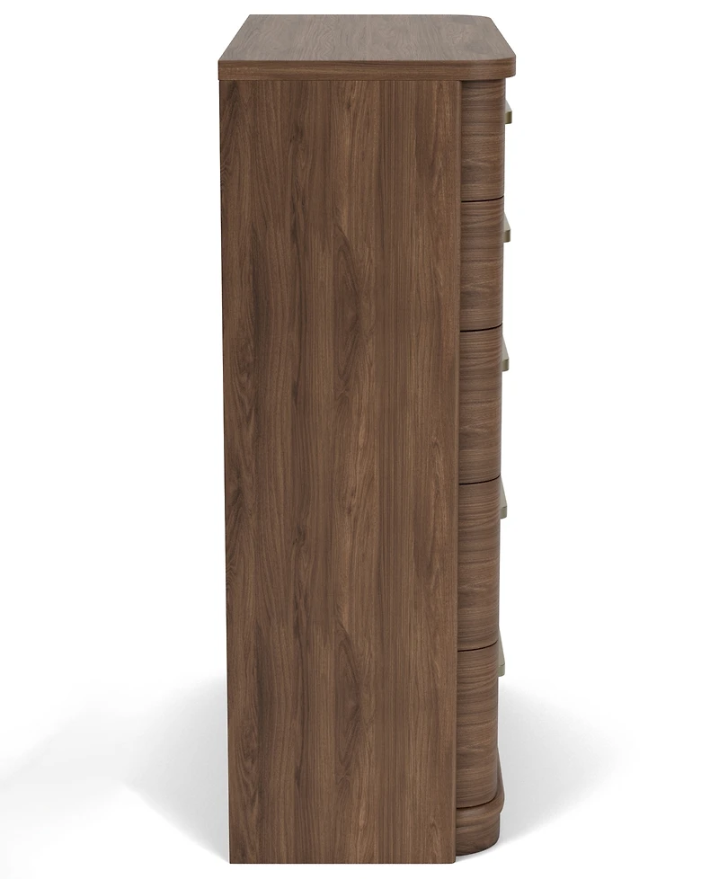 Amelie 54" Wood 5-Drawer Chest