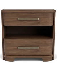Amelie 29" Wood 2-Drawer Nightstand