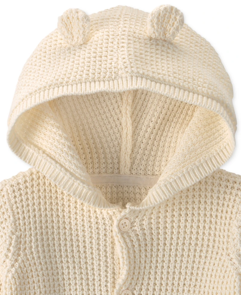 Carter's Baby Girls' and Boys' Bear Ears Long-Sleeve Hooded Sweater