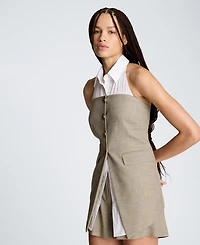 Kenneth Cole Women's Collared Neck Vest