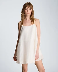 Kenneth Cole Women's Scoop Neck Bubble Hem Mini Dress