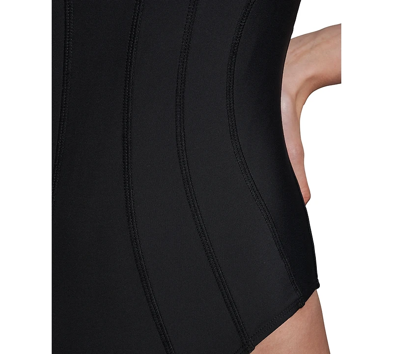 Calvin Klein Women's Front Seam Detail One-Piece Swimsuit