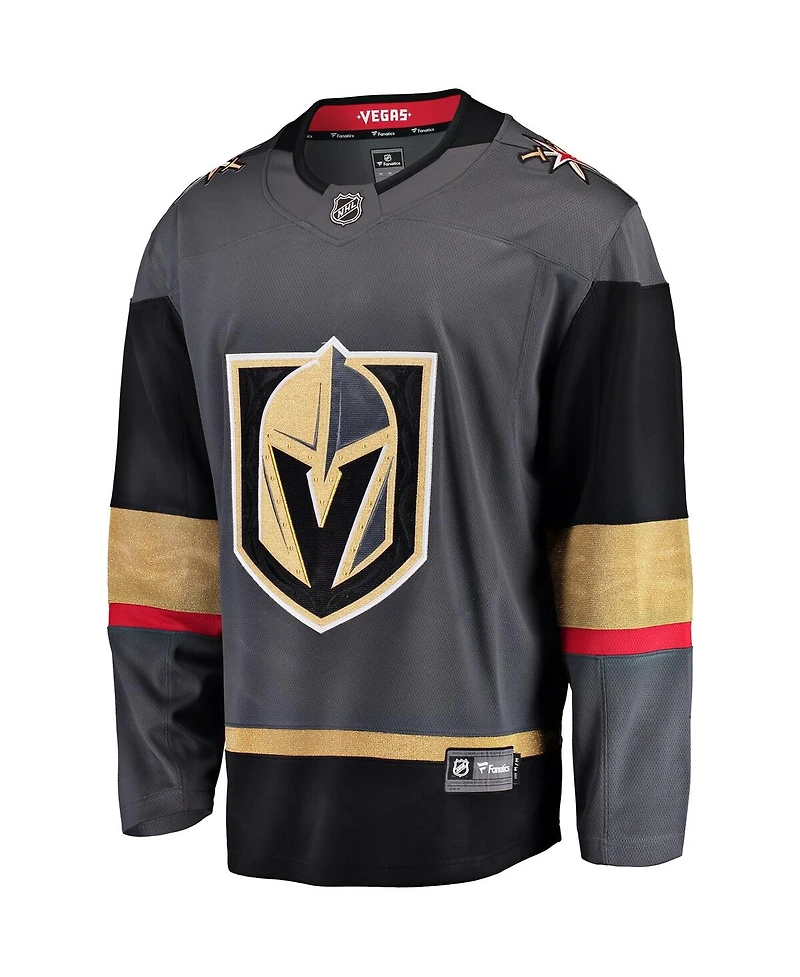 Fanatics Men's Gray Vegas Golden Knights Breakaway Alternate Jersey