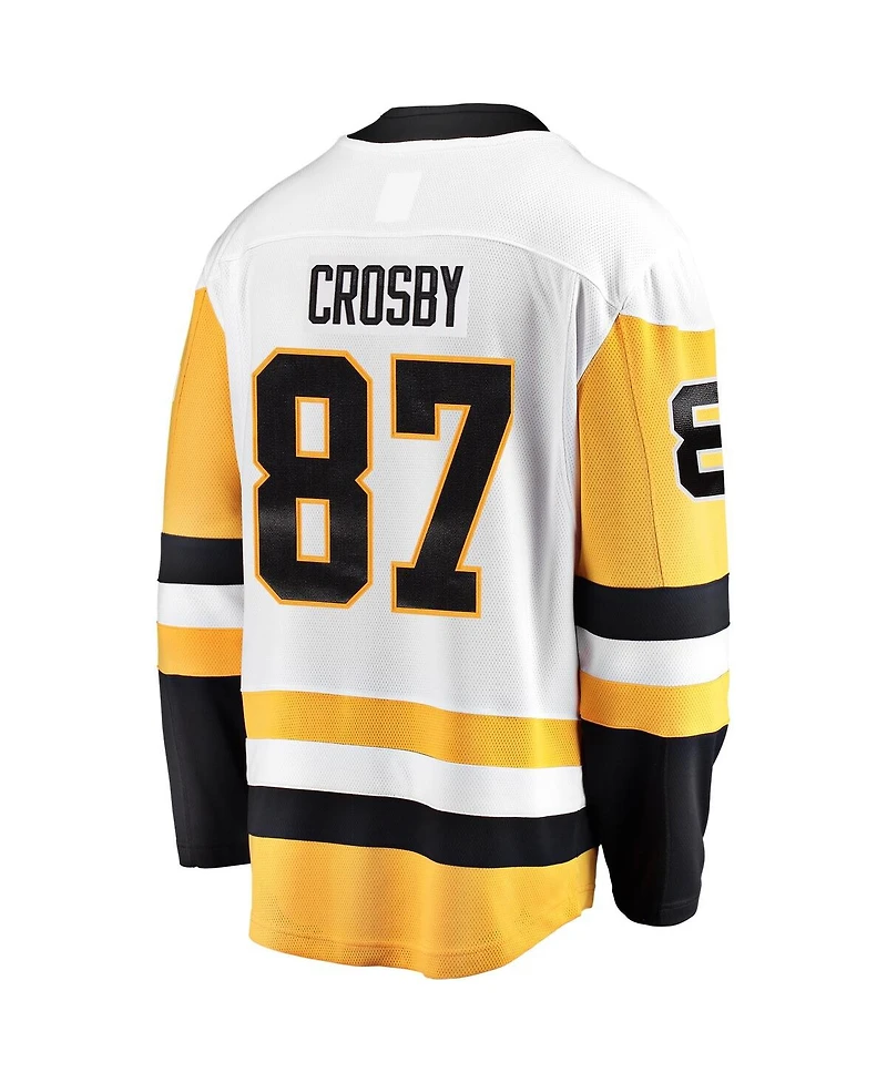 Fanatics Men's Sidney Crosby White Pittsburgh Penguins Breakaway Jersey