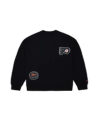 Mitchell & Ness Women's Black Philadelphia Flyers Vintage Crewneck Sweatshirt