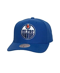 Mitchell & Ness Men's Navy Edmonton Oilers Core Team Ground Pro Adjustable Hat