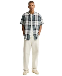 Barbour Men's Croft Tartan Regular-Fit Short-Sleeve Shirt