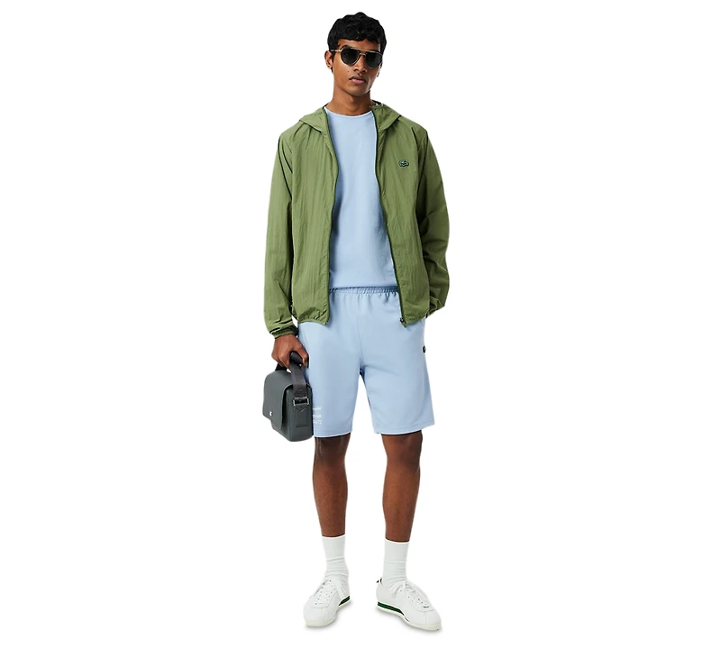 Lacoste Men's Logo Printed Elastic Waistband Shorts