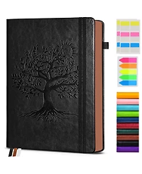 Gnuadz Vintage Leather Journal Lined A4 Notebook