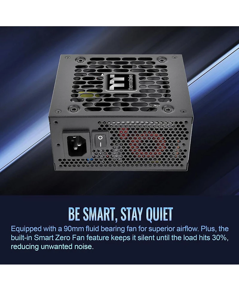 Thermaltake Toughpower Sfx Tt Premium Edition 750W 80 Plus Platinum Certified Fully Modular Atx 3.1 Power Supply Unit