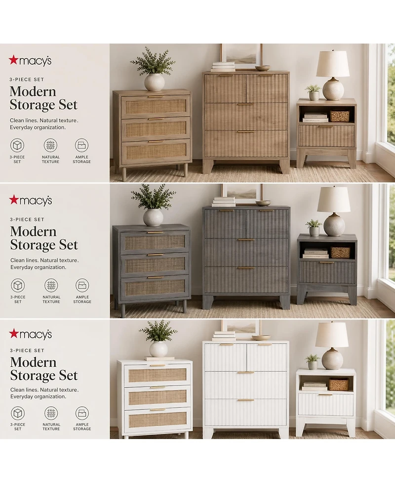 homfan 4-Drawer Wave-Textured Dresser, Tall Mdf Storage Chest with Ribbed Finish, Narrow Organizer for Bedroom, Closet and Small Spaces