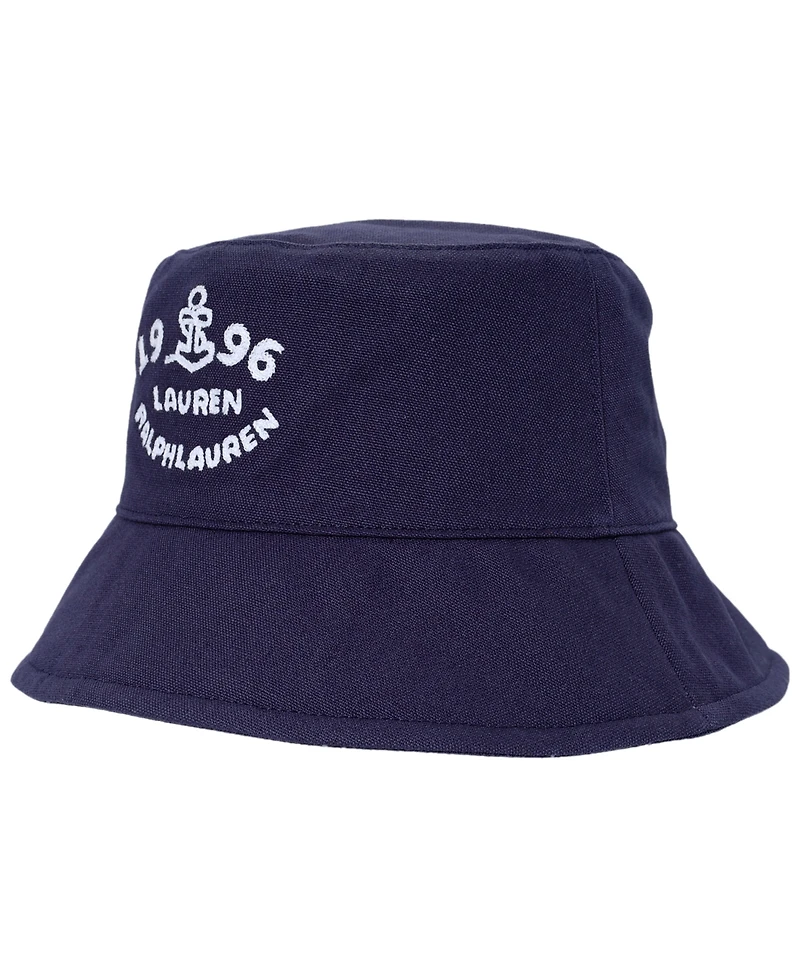 Lauren Ralph Lauren Embroidered Logo Bucket Hat