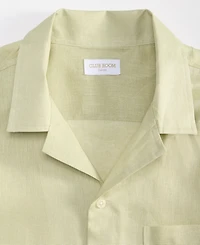 Club Room Men's Short-Sleeve Camp Collar Linen Shirt, Macy's Exclusive