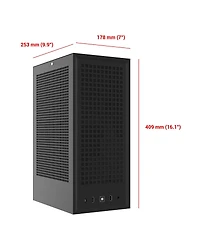 Hyte Revolt 3 Small Form Factor Premium Itx Case, Black