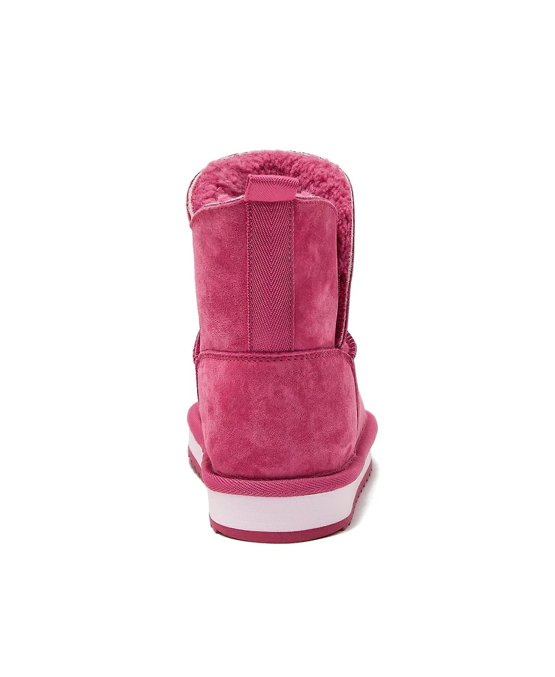 Lands' End Kids Lined Suede Indoor Outdoor Boots