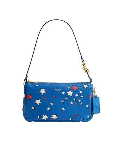 Coach Americana Star Print Plaza Small Shoulder Handbag