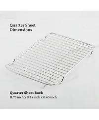 Hestan Provisions Oven Bond Stainless Steel Quarter Sheet Pan Cooling Rack