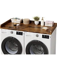 gaomon Washer Dryer Countertop, Laundry Topper with Edge and Non-Slip Pad