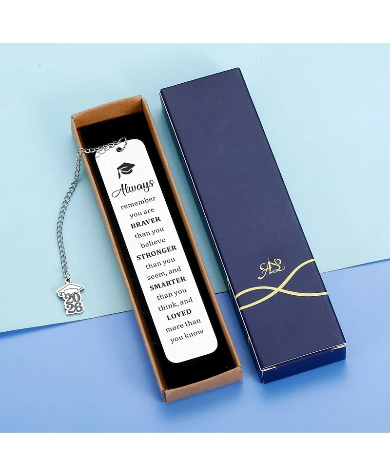 Gnuadz Graduation Bookmark 2026 Inspirational Gift Student Phd