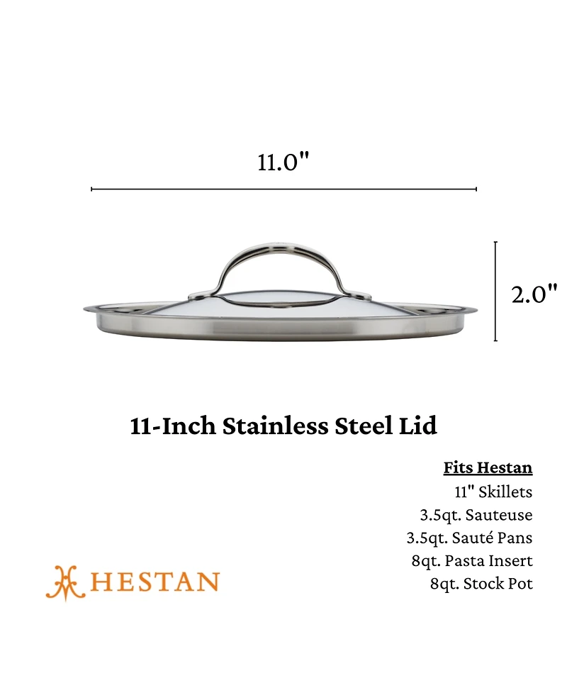 Hestan Provisions Stainless Steel 11" Lid