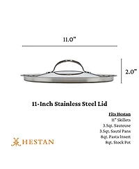 Hestan Provisions Stainless Steel 11" Lid
