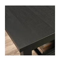 Sauder Dawson Trail L Desk, Raven Oak finish