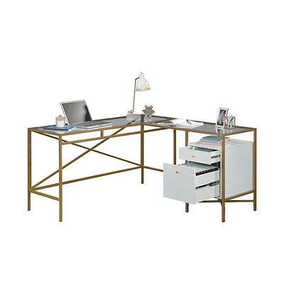 Sauder Harper Heights L Desk finish