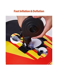 Hikeen Towable Tubes for Boating 1 3 Riders Inflatable Boat Tubes and Towables 510lbs Capacity Hot Dog Water Sport Tube for Boat to Pull