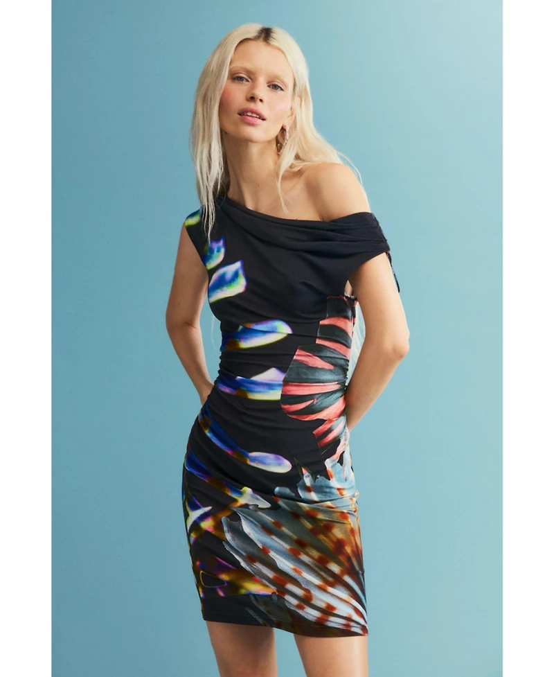 Desigual Women's Printed knit dress M. C. Lacroix