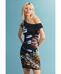 Desigual Women's Printed knit dress M. C. Lacroix