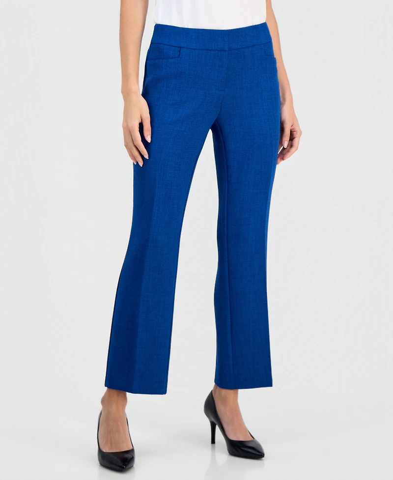 Kasper Petite Mid-Rise Front Pocket Trouser Pants