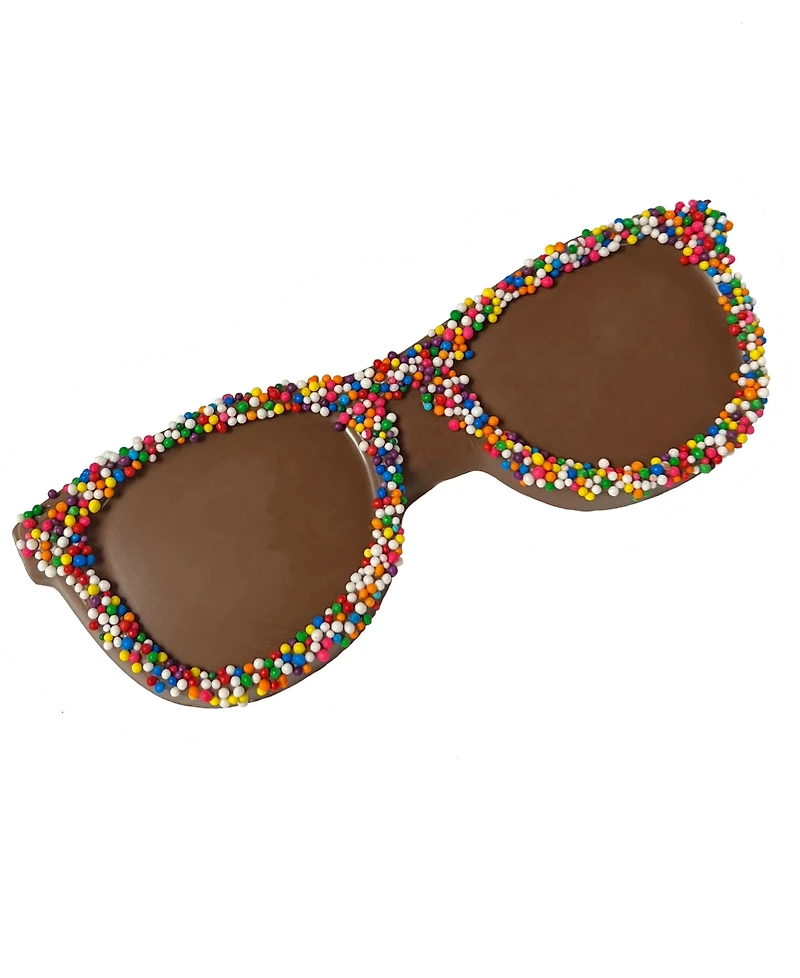 Betsy Ann Chocolates Fourth of July Milk Chocolate Sunglasses, 6 Pack