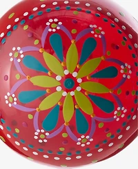 Holiday Lane Merry Magic Floral Pattern Ball Ornament, Macy's Exclusive